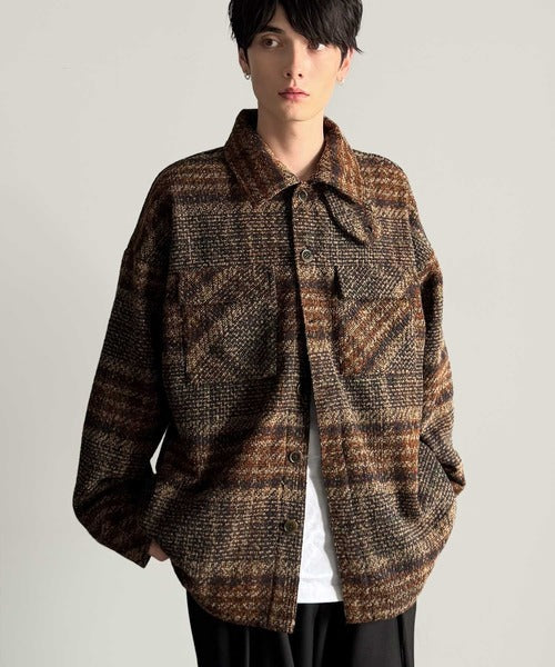 【Classical Origin】クラシカルなディテールと奥行きのある素材で魅せる。Boucle CPO Jacket／ブークレ―素材CPOジャケット co1010034