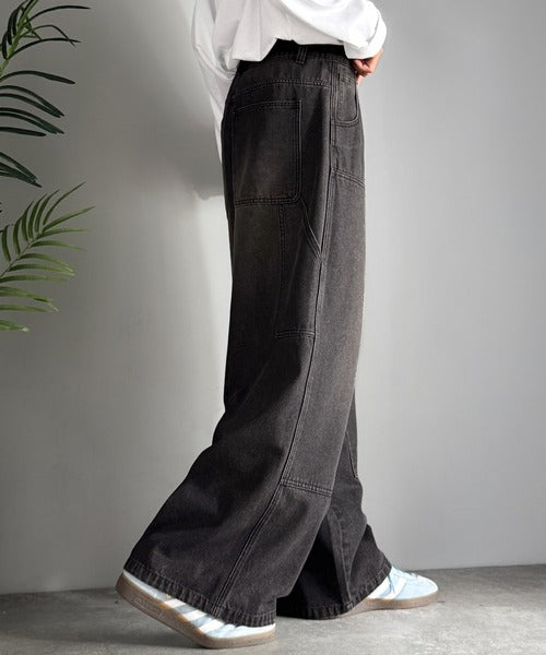 【Classical Origin】「遊び心満載。」ダブルニーワイドペインターデニム／Double Knee Wide Painter Denim co0900003