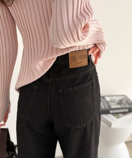 「なんか痩せた？」を引き出す！見違えるシルエット。セミフレアバギーデニムパンツ ce1070248