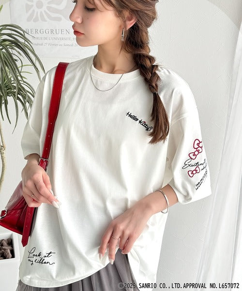 【Sanrio characters/サンリオキャラクターズ】大人可愛い！かくれんぼシリーズランダム刺繍ビッグTシャツ（半袖） ce1350003