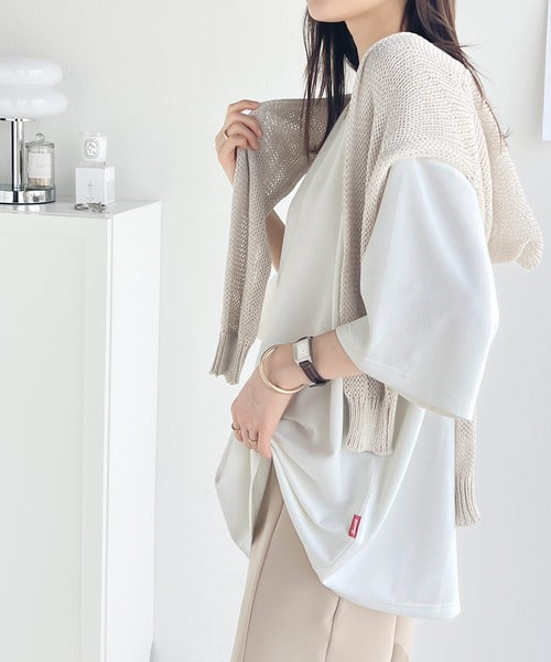 艶感素材でゆったりな着心地。ダンボールビッグTシャツ ce1260189