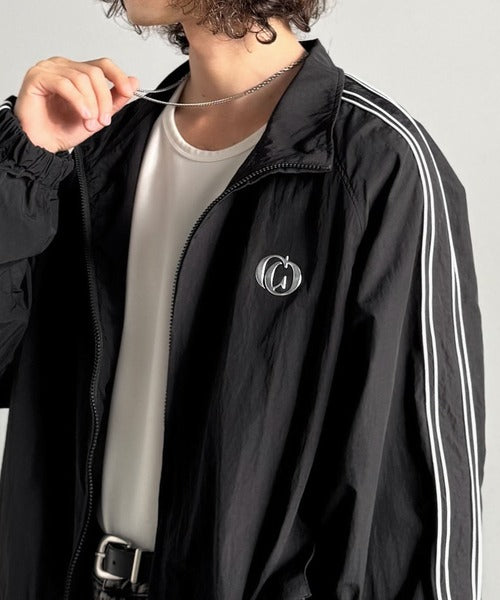 【Classical Origin】「大人ストリート。」サイドライン仕様ナイロントラックジャケット／Side Line Accents Nylon Track Jacket co1150063
