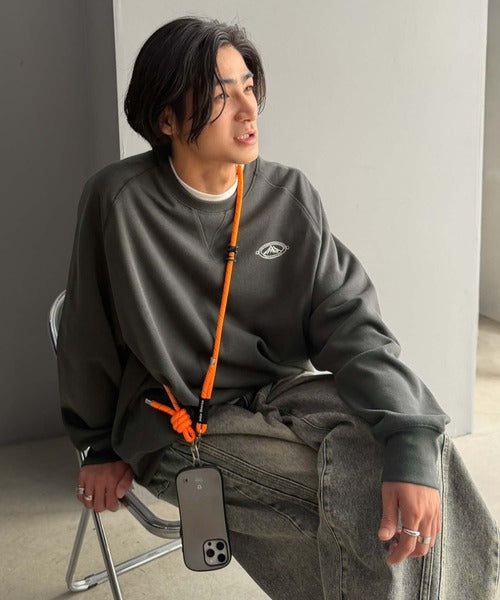 《JaVaジャバコラボ》背中で魅せる、俺。ラフに着てもサマになる。バックプリント刺繍スウェット（オーバーサイズ） jm1050404