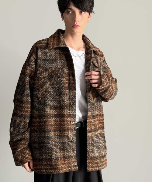 【Classical Origin】クラシカルなディテールと奥行きのある素材で魅せる。Boucle CPO Jacket／ブークレ―素材CPOジャケット co1010034