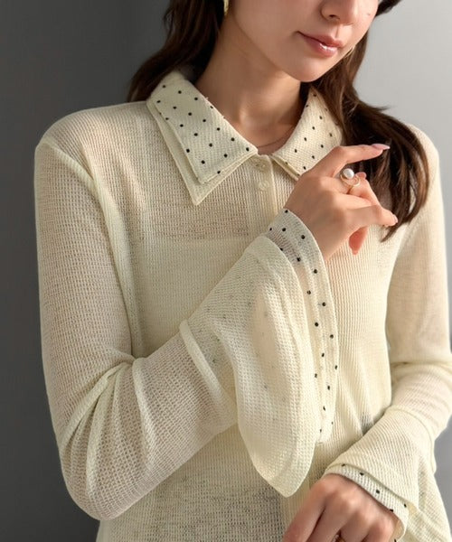 【mily bilet】ひらりフェミニンに。コーデの主役になる大人の甘さ。レイヤードフリル袖カーディガン mi1019161