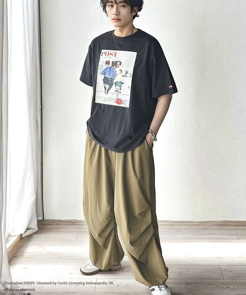 『THE SATURDAY EVENING POST』×クラシカルエルフ 別注グラフィックTシャツ【Runaway】 ce1260278