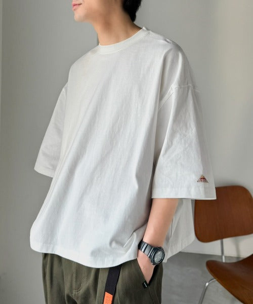《JaVaジャバコラボ》ルーズなシルエットでこなれた抜け感を演出。綿100％ ヘビーウェイト素材 スーパーワイドTシャツ jo1320008