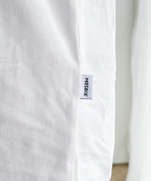 程よい抜け感を。綿100％カレッジロゴプリントTシャツ mo1310044