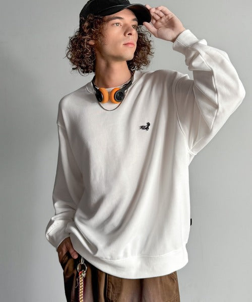 【Classical Origin】「背中で魅せる。」バック刺繍入りスウェットトレーナー（長袖）／Back Embroidery Sweat Trainer co1150043