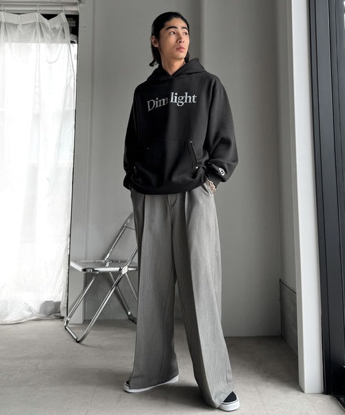 【Classical Origin】「フードの存在感。」裏起毛ロゴ＆スタッズ使いプルパーカー／Brushed Lining Logo＆Stud Accents Pullover Hoodie co1150071