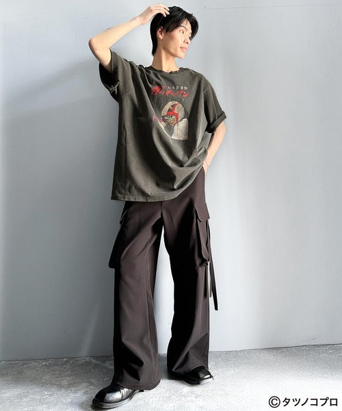 【タツノコプロ】時代を超えたレトロモード。前後2wayガッチャマンクラシカルエルフオリジナルTシャツ cm1330008