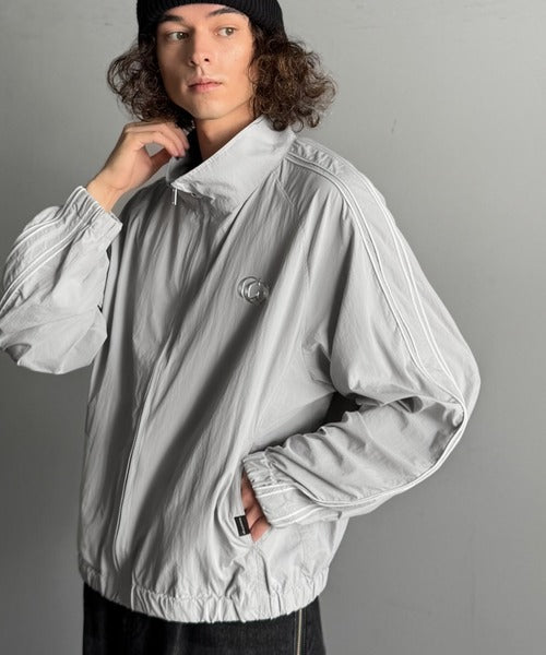 【Classical Origin】「大人ストリート。」サイドライン仕様ナイロントラックジャケット／Side Line Accents Nylon Track Jacket co1150063