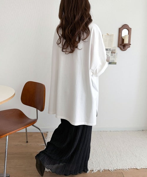 《JaVaジャバコラボ》大人のこなれ感漂う。 綿100％ビッグポケットオーバーサイズTシャツ（半袖） jv1260540