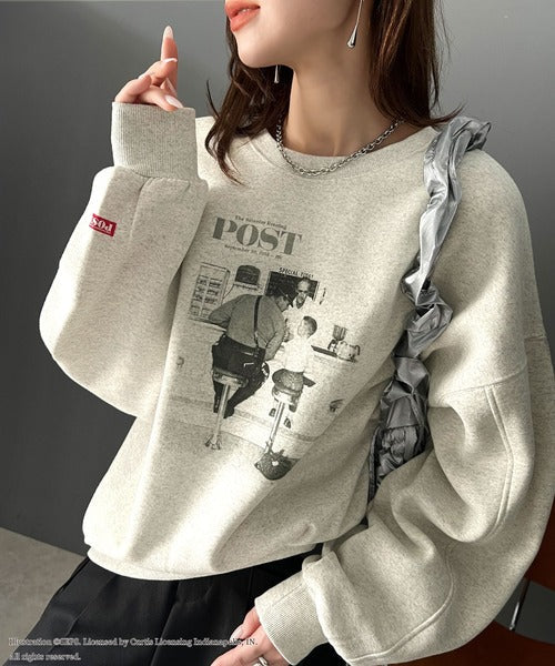 『THE SATURDAY EVENING POST』前後2way裏起毛プルオーバー【Runaway】 ce1260298