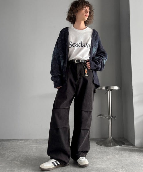 【Classical Origin】「こなれカジュアル。」ペインターパラシュートタックデニムパンツ／Painter Parachute Tuck Denim Pants co1150062