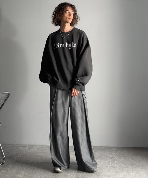 【Classical Origin】「冬の必需品。」裏起毛ロゴ使いスウェットトレーナー／Brushed Lining Logo Accents Sweatshirt co1150070
