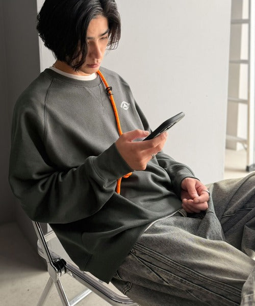 《JaVaジャバコラボ》背中で魅せる、俺。ラフに着てもサマになる。バックプリント刺繍スウェット（オーバーサイズ） jm1050404