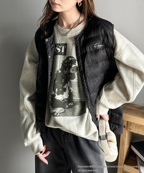 『THE SATURDAY EVENING POST』前後2way裏起毛プルオーバー【Bad Dog, Butch】 ce1260308