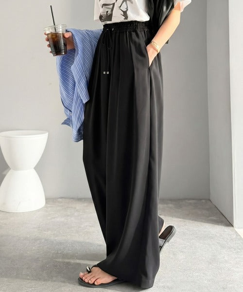 【接触冷感】蒸し暑い日もひんやり快適◎着心地ときちんと見えを両立。 イージータックスラックス ce1070193