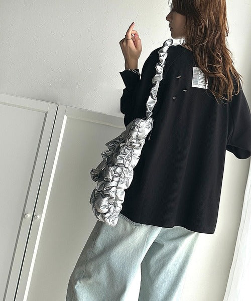 《Javaジャバコラボ》今シーズン大注目！バックJavaネーム付きダメージワッフルロンT jv1010337