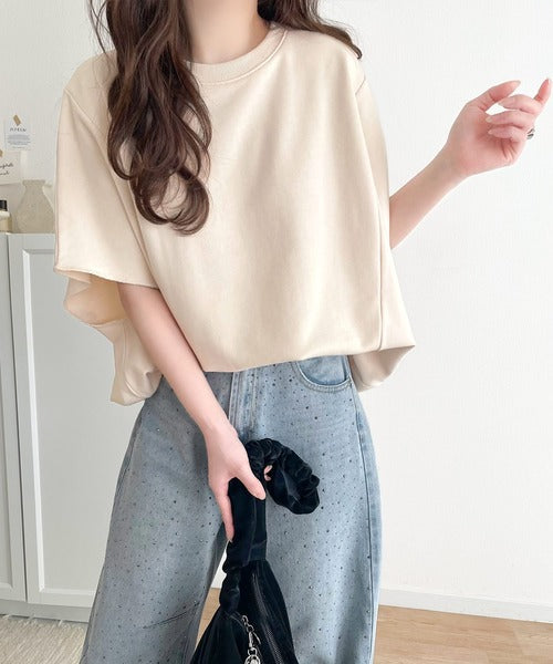 センスが光る。バック刺繍裏毛プルオーバー ce1020204