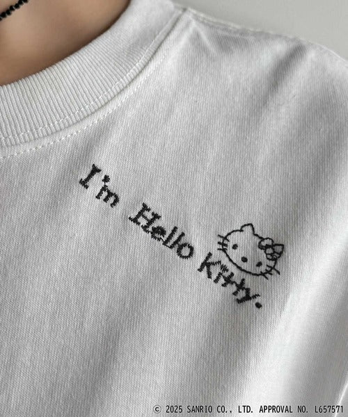 【Sanrio characters/サンリオキャラクターズ】綿100％!かわいい魅力サンリオキャラクターズ刺繍半袖Tシャツ ce1330035