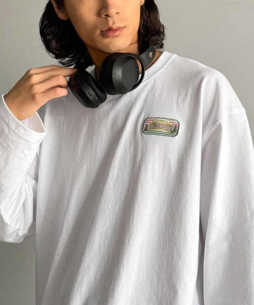 《JaVaジャバコラボ》程よいストリート感で幅広いスタイルにマッチ。 綿100%アドベンチャーマウンテンTシャツ（長袖） jo1150068
