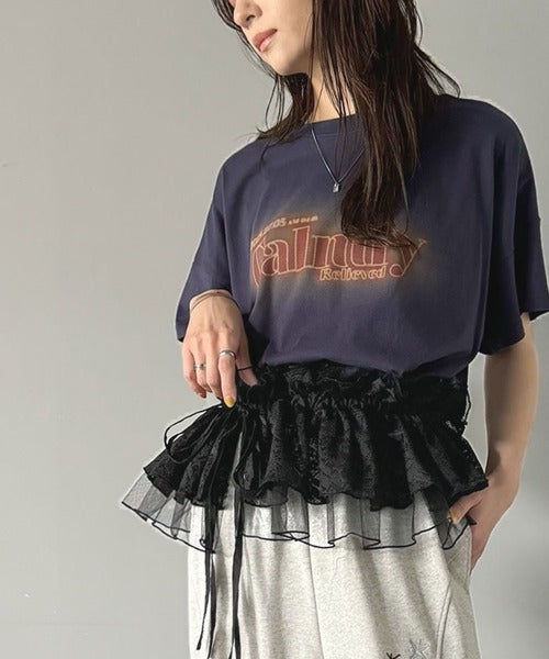 【mily bilet】1つで何通りも♪わたしだけのかわいいを！マルチウェイフリルレースストラップ mi1019098