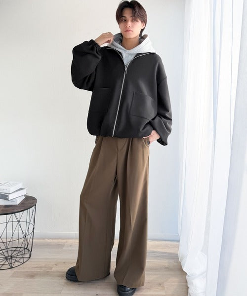 ポケットデザインWジップダンボールジャケット / Pocket Design Double Zip Jacket ao1010534