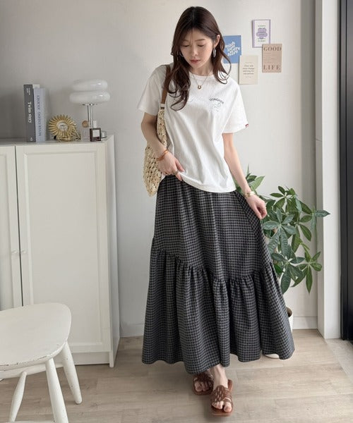 《JaVa ジャバコラボ》大人の遊び心をプラス。綿100％オオカミ刺繍Tシャツ（半袖） jv1330074