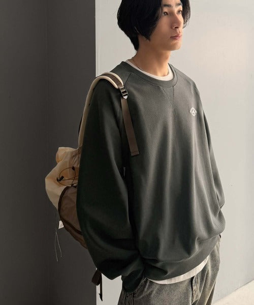 《JaVaジャバコラボ》背中で魅せる、俺。ラフに着てもサマになる。バックプリント刺繍スウェット（オーバーサイズ） jm1050404
