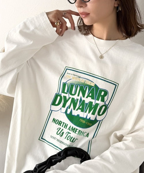 《JaVa ジャバコラボ》キャッチーな大人Tee。綿100%ピグメントロゴビッグTシャツ jv1029024