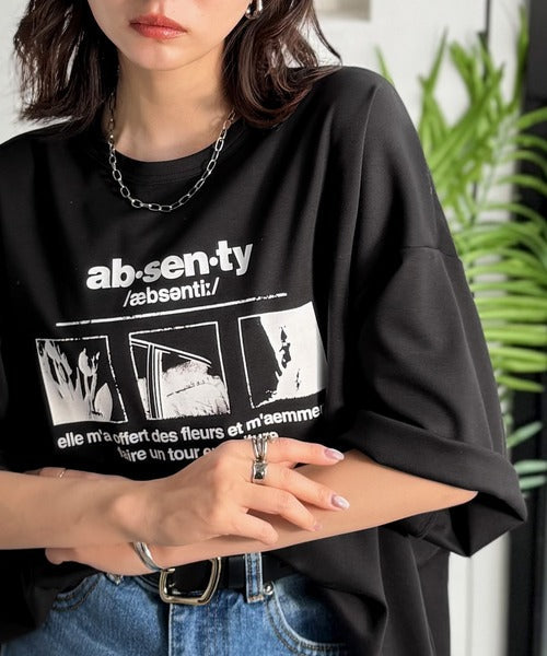 ただのTシャツで、終わらない。フォトグラフィックオーバーサイズダンボールTシャツ(半袖) ce1330075