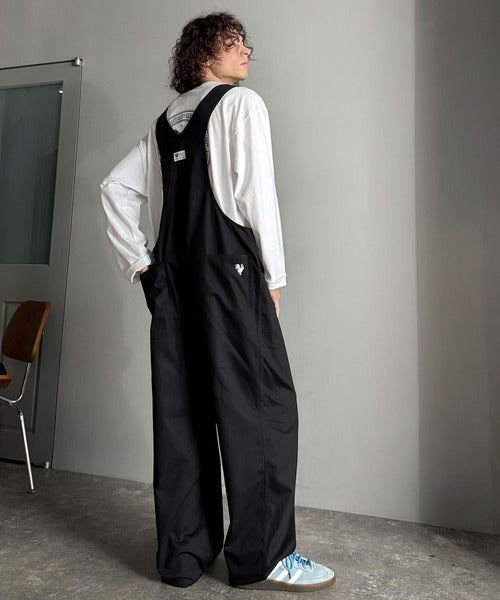 【Classical Origin】Front-Zip Loose Overalls／フロントジップ仕様ルーズオーバーオール co0780008