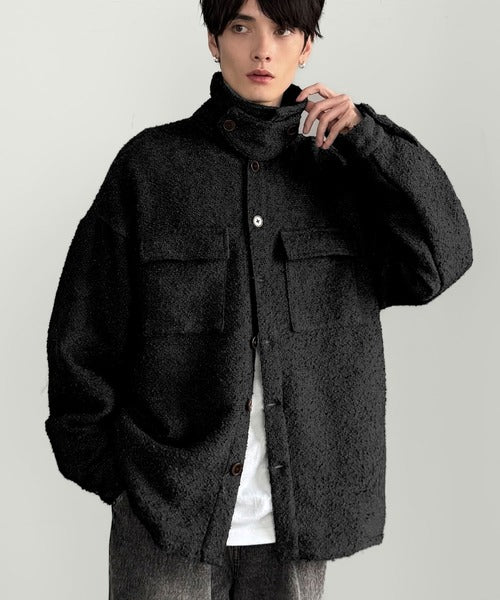 【Classical Origin】クラシカルなディテールと奥行きのある素材で魅せる。Boucle CPO Jacket／ブークレ―素材CPOジャケット co1010034