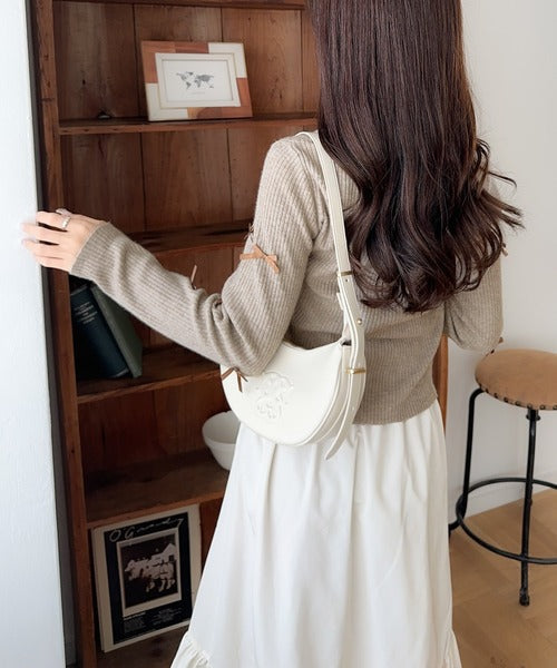 【mily bilet】程よい甘さで大人フェミニン。リボン使いVネックカーディガン mi1029083
