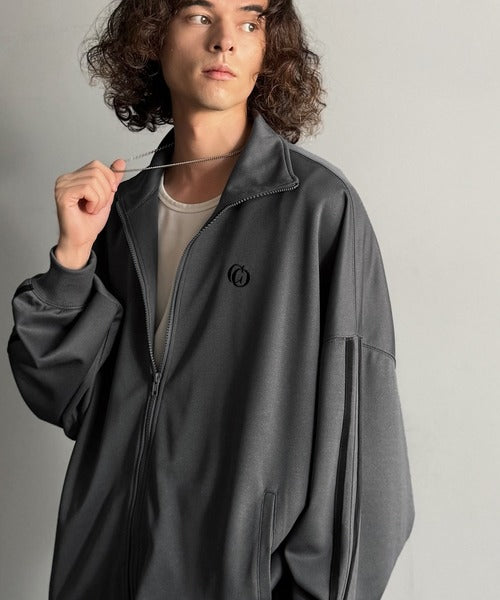 【Classical Origin】「ありそうでない。」サイドラインドルマンハイネックトラックジャケット／Side Lines Dolman High-Neck Track Jacket co1150048