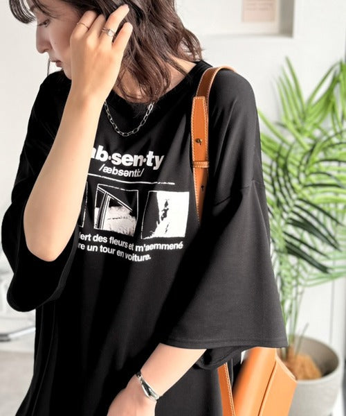 ただのTシャツで、終わらない。フォトグラフィックオーバーサイズダンボールTシャツ(半袖) ce1330075