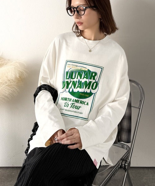 《JaVa ジャバコラボ》キャッチーな大人Tee。綿100%ピグメントロゴビッグTシャツ jv1029024