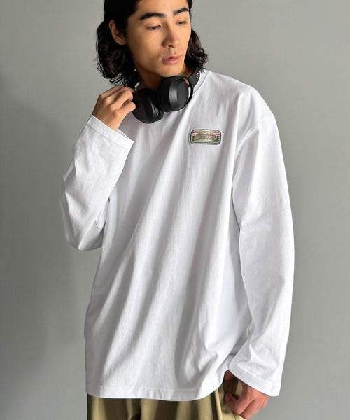 《JaVaジャバコラボ》程よいストリート感で幅広いスタイルにマッチ。 綿100%アドベンチャーマウンテンTシャツ（長袖） jo1150068