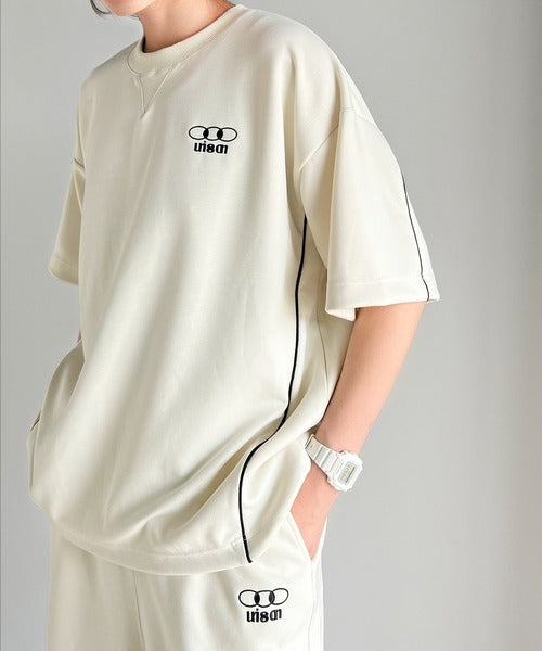 大人スポーティー。パイピングダンボールオーバTシャツ(セットアップ可能) sp1050176