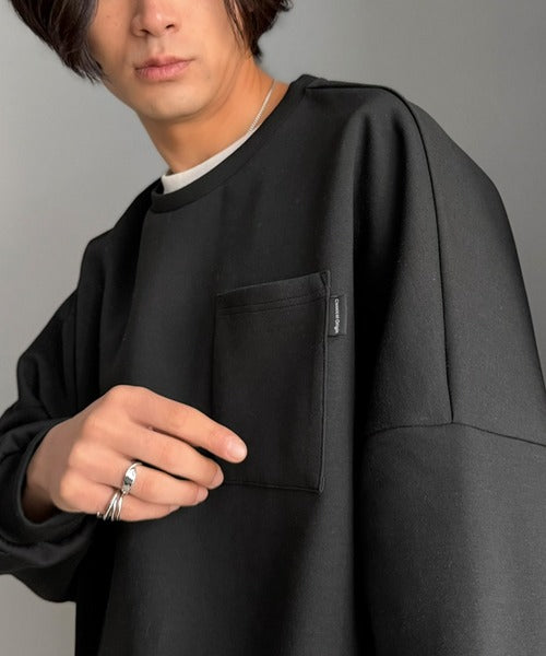 胸ポケット付きドルマンスリーブダンボールトップス / DOLMAN SLEEVE PULLOVER co1010073