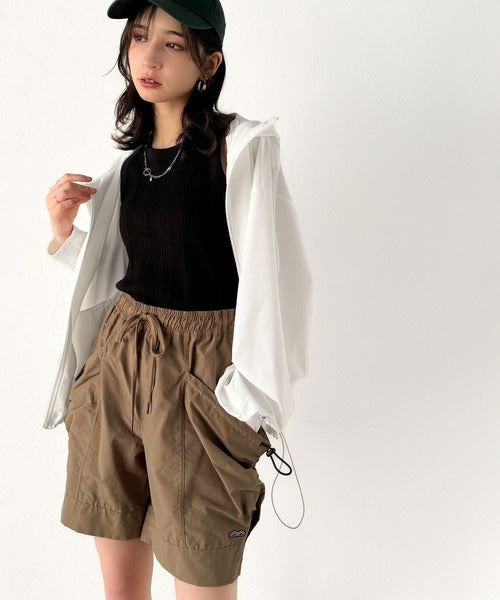 《JaVa ジャバコラボ》お洒落に多機能。水陸両用フィンガーホール付きUVカット吸水速乾ラッシュガードパーカー jv1260372