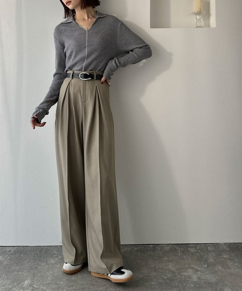 コーデにひとさじ、高級感。牛床革アソートバックルレザーベルト ce1029151