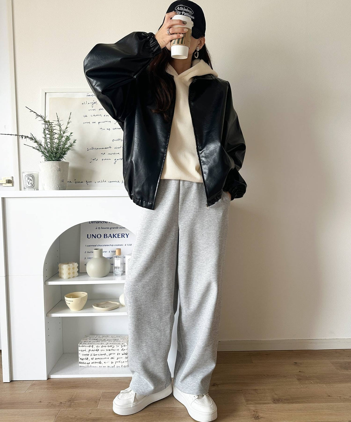 《JaVa ジャバコラボ》大人の洗練された日常を。ヘビーウェイトワッフルフーディー jv1010467