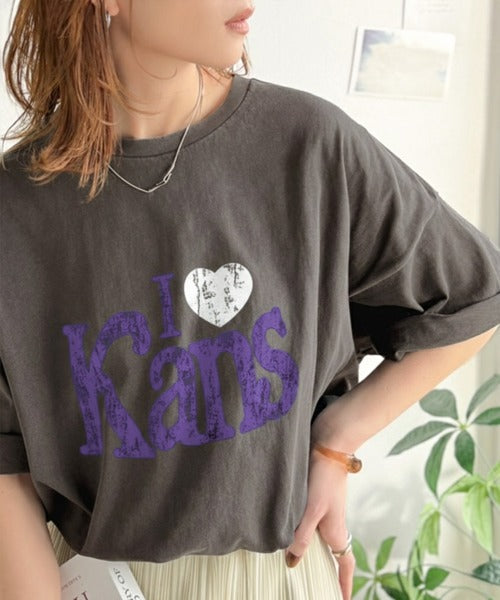 《JaVaジャバコラボ》大人カジュアルにちょうどいい。綿100％ ヴィンテージ風ハートTシャツ jv1050369