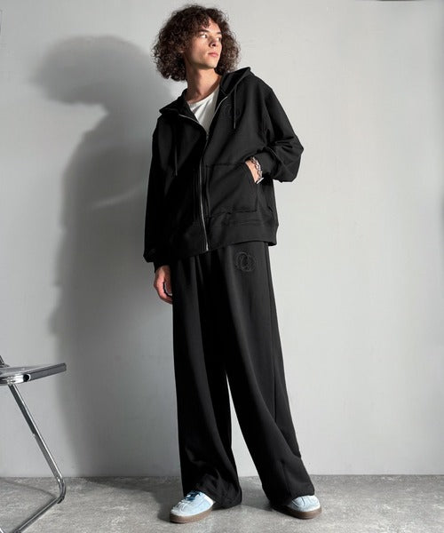 【Classical Origin】Appliqu Detail Full-Zip Hoodie／アップリケデザインフルジップパーカー co1150045