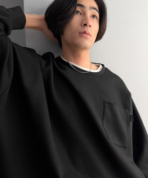 胸ポケット付きドルマンスリーブダンボールトップス / DOLMAN SLEEVE PULLOVER co1010073
