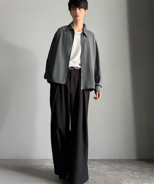 【Classical Origin】「繊細さを羽織る。」刺繍デザインエレガンスジップアップジャケット／Elegant Embroidered Zip-Up Jacket co1150059