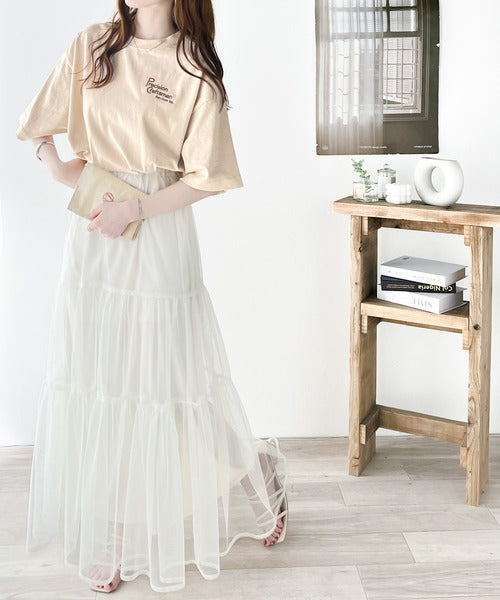 大人の上級カジュアル。綿100％ワンポイント刺繍ロゴTシャツ ce1050183